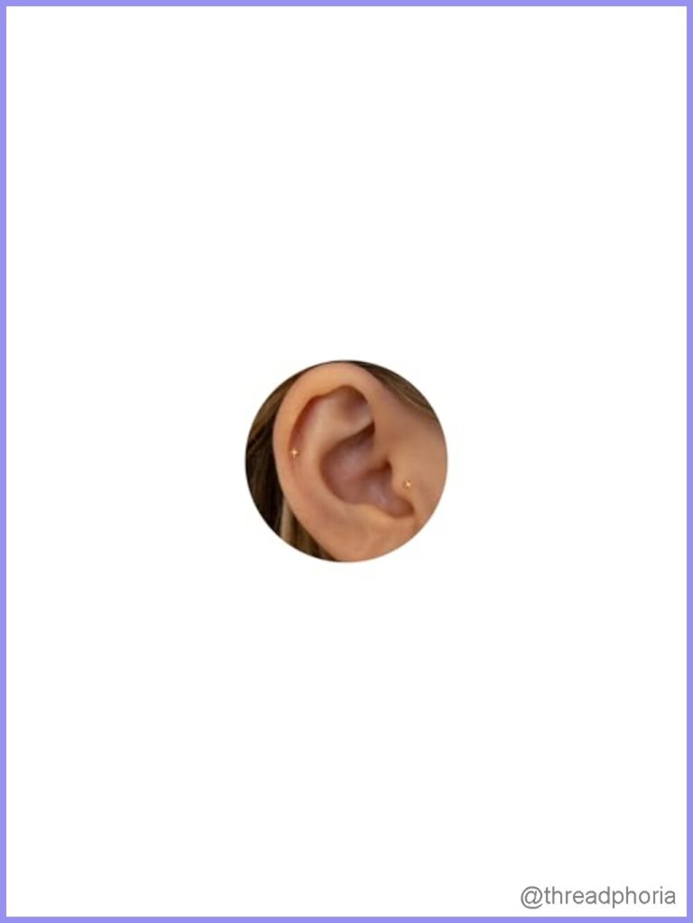 Titanium Flat Back Stud Earrings Threadless Nose Stud Cartilage Piercing Jewelry